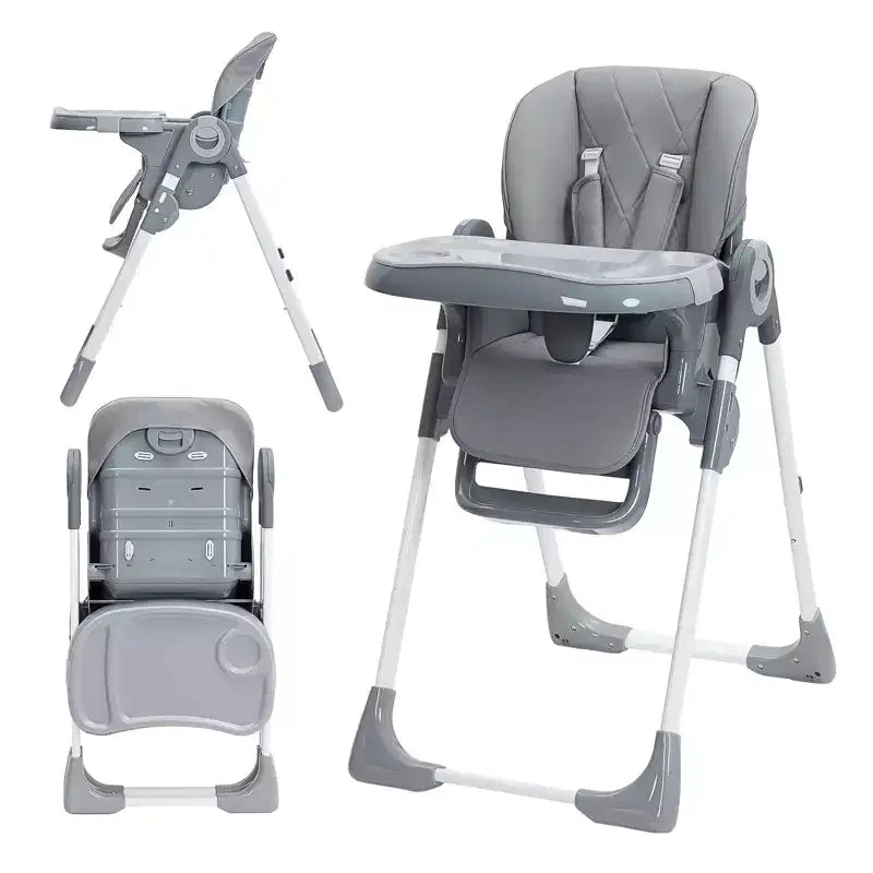 Chaise Haute Bébé, Chaise Haute Multifonctionnelle pour Bébé avec Hauteur et Inclinaison Réglables