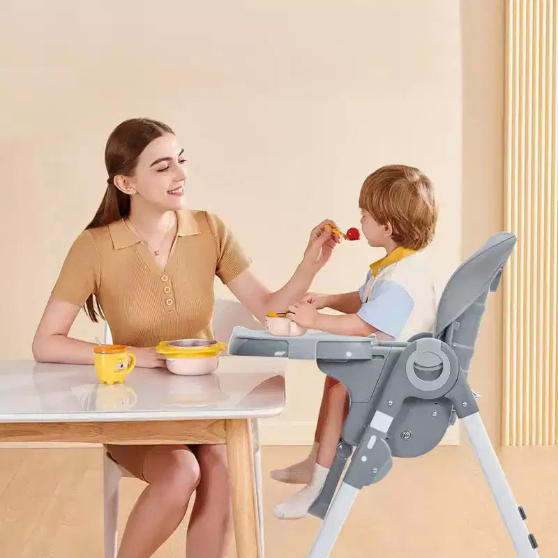 Chaise Haute Bébé, Chaise Haute Multifonctionnelle pour Bébé avec Hauteur et Inclinaison Réglables