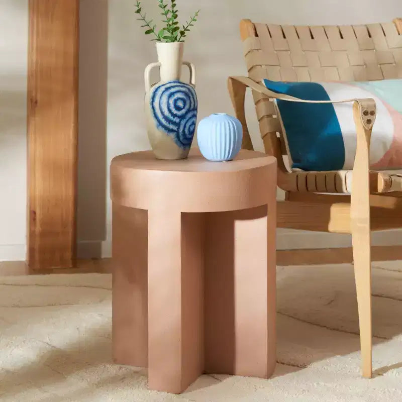 Table d'appoint ronde moderne