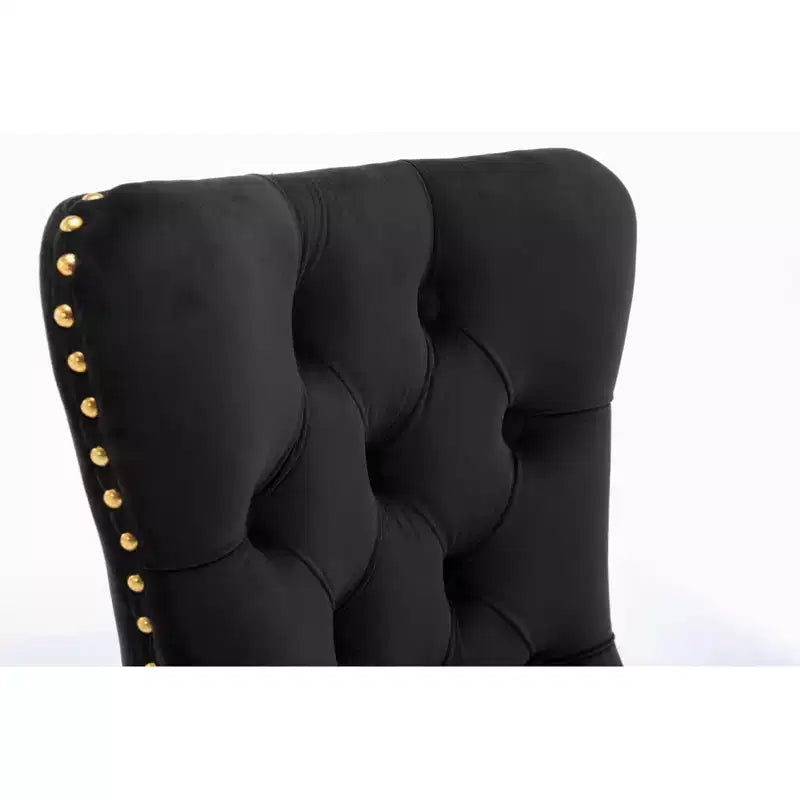 Chaises de salle à manger modernes et confortables, chaises de cuisine en velours capitonné