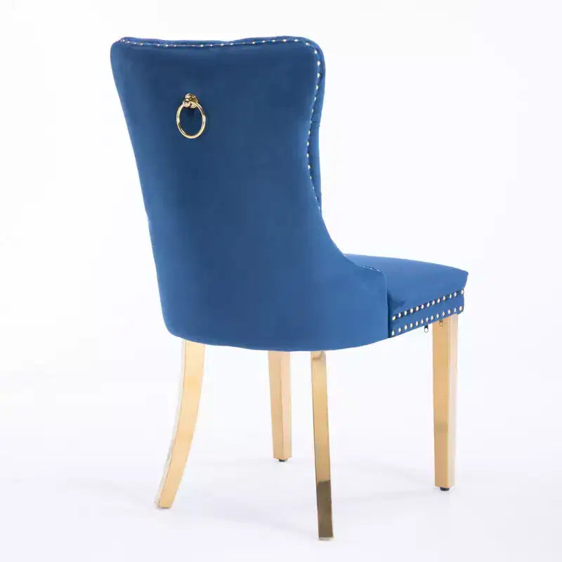 Chaises de salle à manger modernes et confortables, chaises de cuisine en velours capitonné