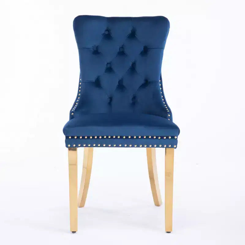 Chaises de salle à manger modernes et confortables, chaises de cuisine en velours capitonné