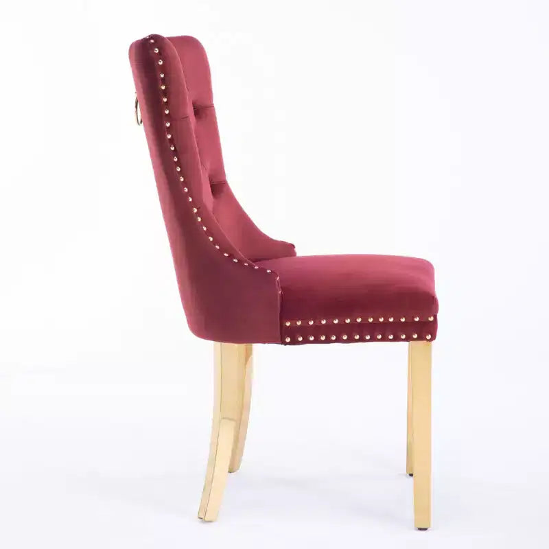 Chaises de salle à manger modernes et confortables, chaises de cuisine en velours capitonné