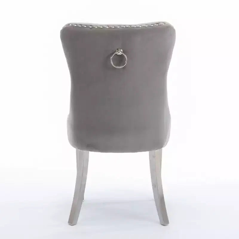 Chaises de salle à manger modernes et confortables, chaises de cuisine en velours capitonné
