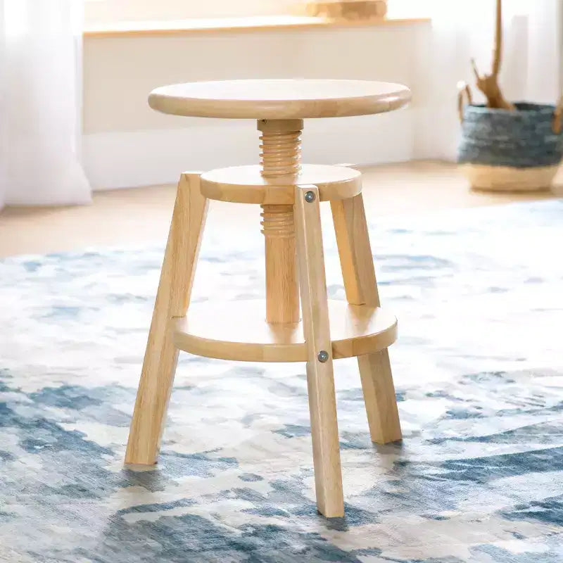 Tabouret de dessin en bois réglable - Chaise de dessin pour enfants
