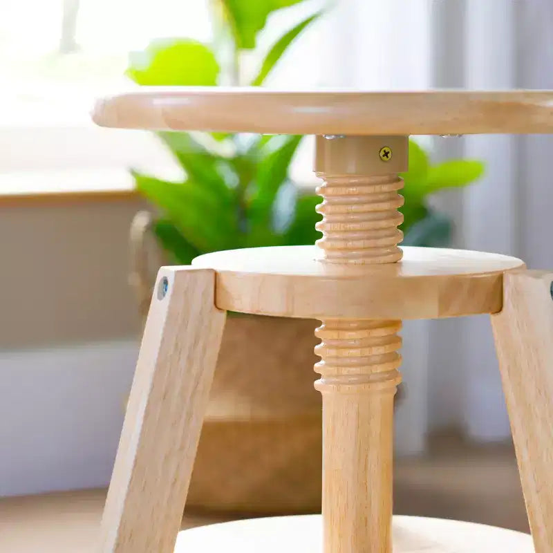 Tabouret de dessin en bois réglable - Chaise de dessin pour enfants