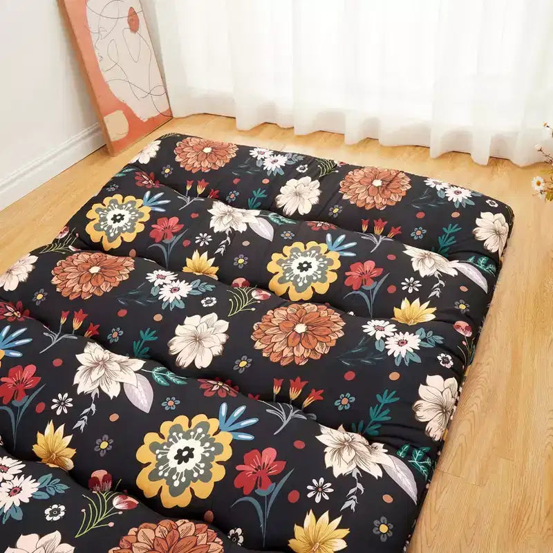 Matelas de sol futon japonais jumeau, tapis de couchage pliable