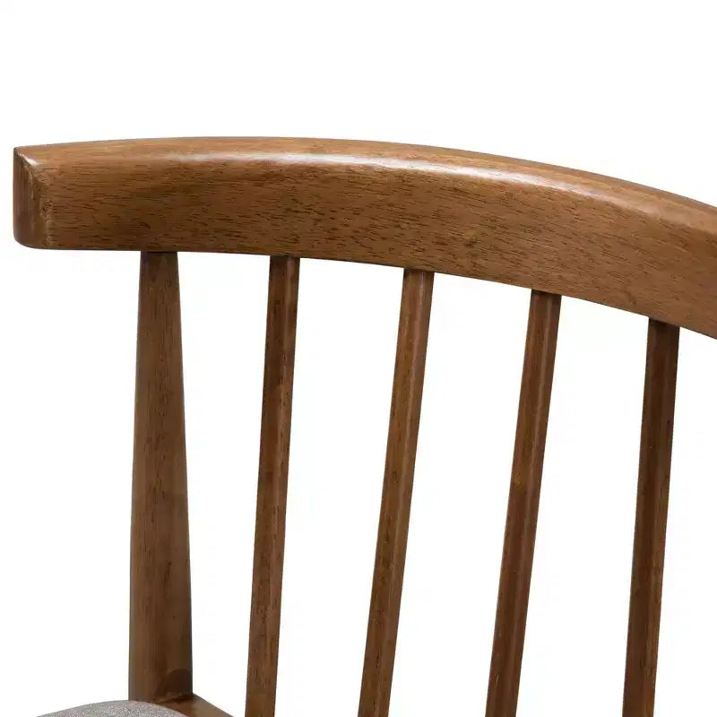 Chaises de salle à manger modernes en bois de noyer beige/marron