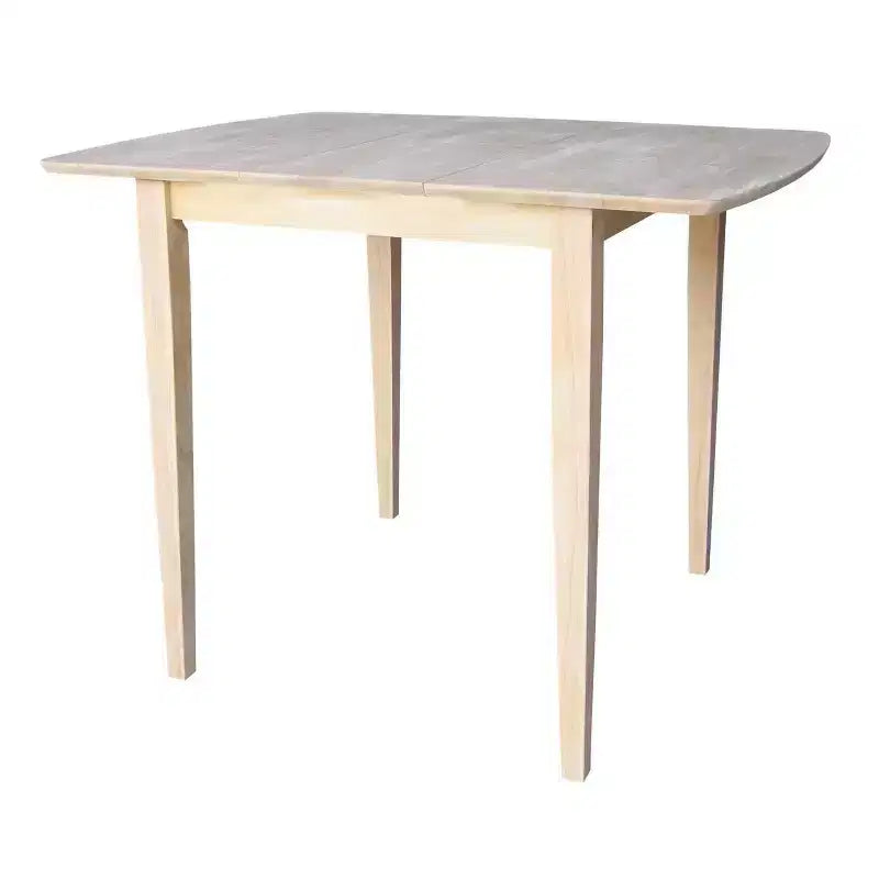 Table de salle à manger extensible avec pieds style papillon et shaker