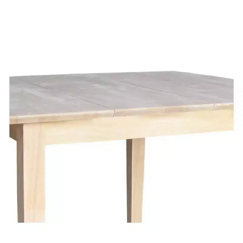 Table de salle à manger extensible avec pieds style papillon et shaker