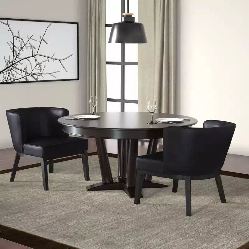 Ava Accent Chair Black - Boss Office Products