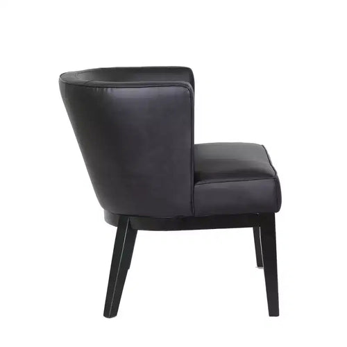 Fauteuil d'appoint noir Fournitures de bureau
