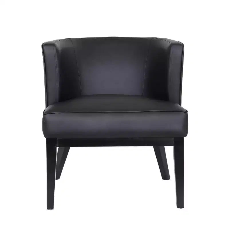 Fauteuil d'appoint noir Fournitures de bureau