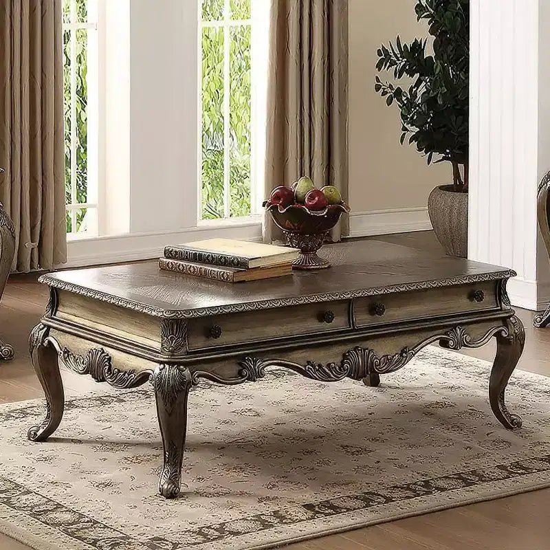 Table Basse Finition Chêne Vintage