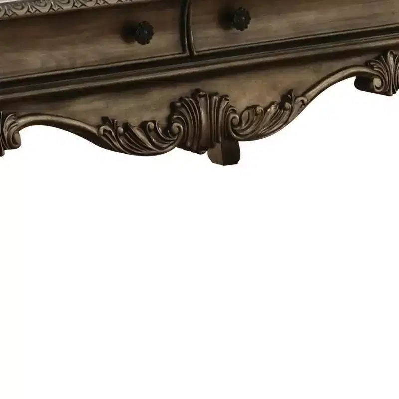 Table Basse Finition Chêne Vintage
