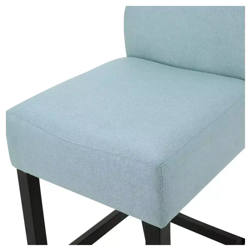 Tabouret de bar rembourré avec dossier, hauteur fixe
