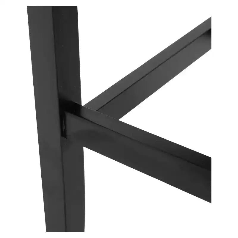 Tabouret de bar rembourré avec dossier, hauteur fixe