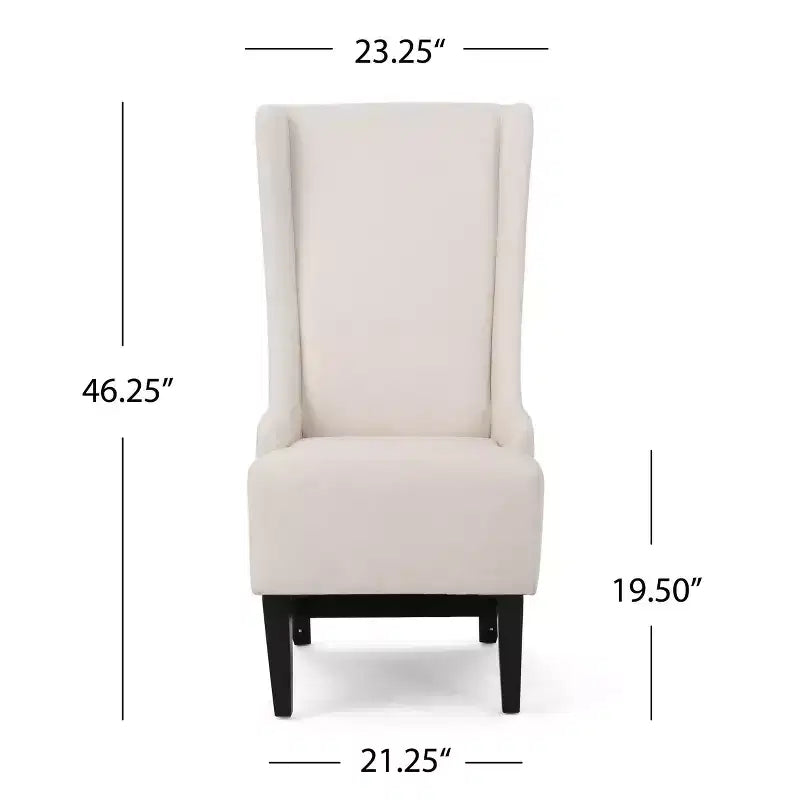 Chaise de salle à manger sans accoudoirs, rembourrée