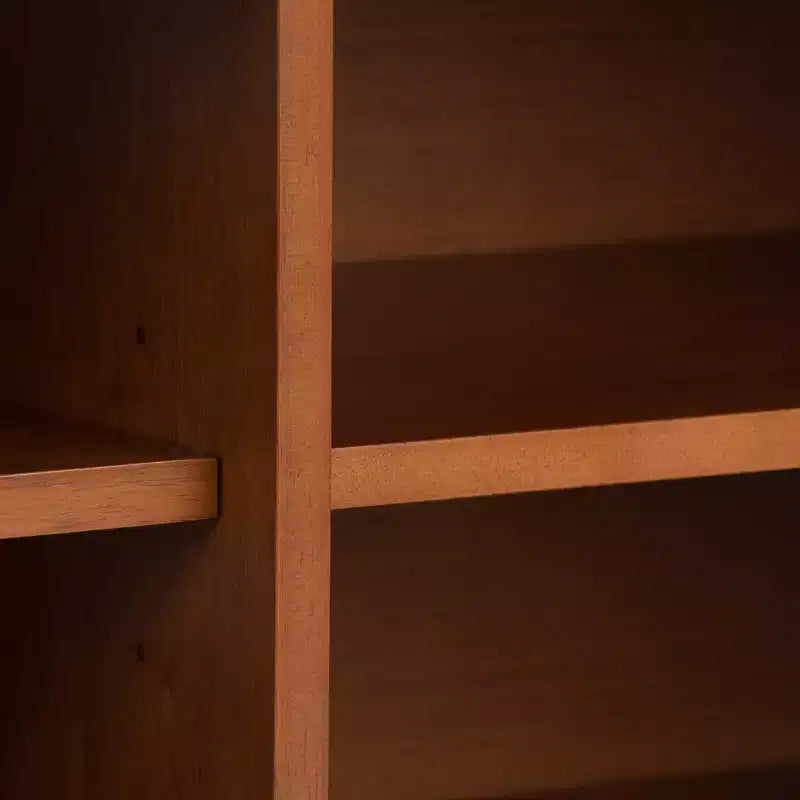 Meuble TV mi-siècle en bois massif pour téléviseurs jusqu'à 66