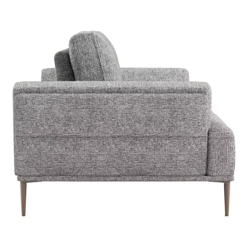 Causeuse en chenille avec coussin d'assise en T et dossier extensible