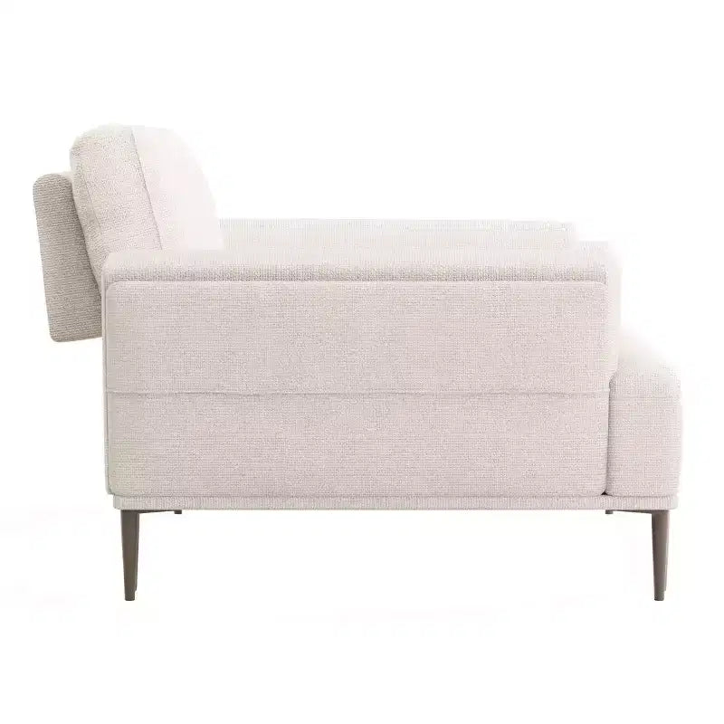 Causeuse en chenille avec coussin d'assise en T et dossier extensible