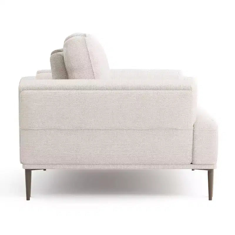 Causeuse en chenille avec coussin d'assise en T et dossier extensible