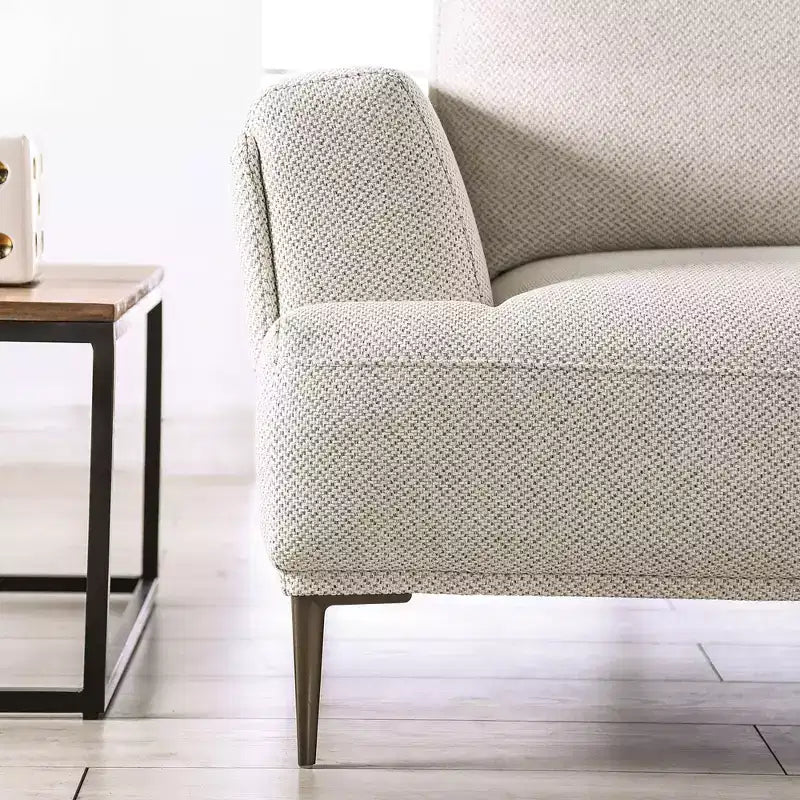 Causeuse en chenille avec coussin d'assise en T et dossier extensible