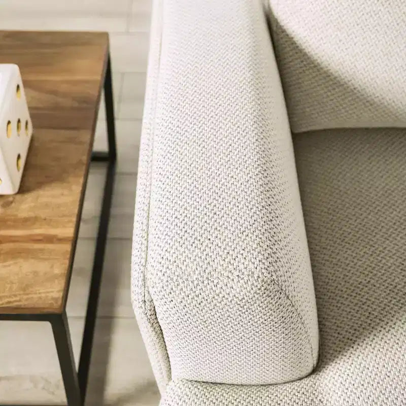 Causeuse en chenille avec coussin d'assise en T et dossier extensible