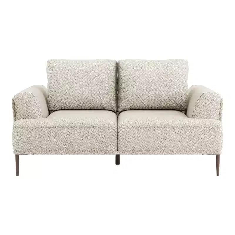 Causeuse en chenille avec coussin d'assise en T et dossier extensible