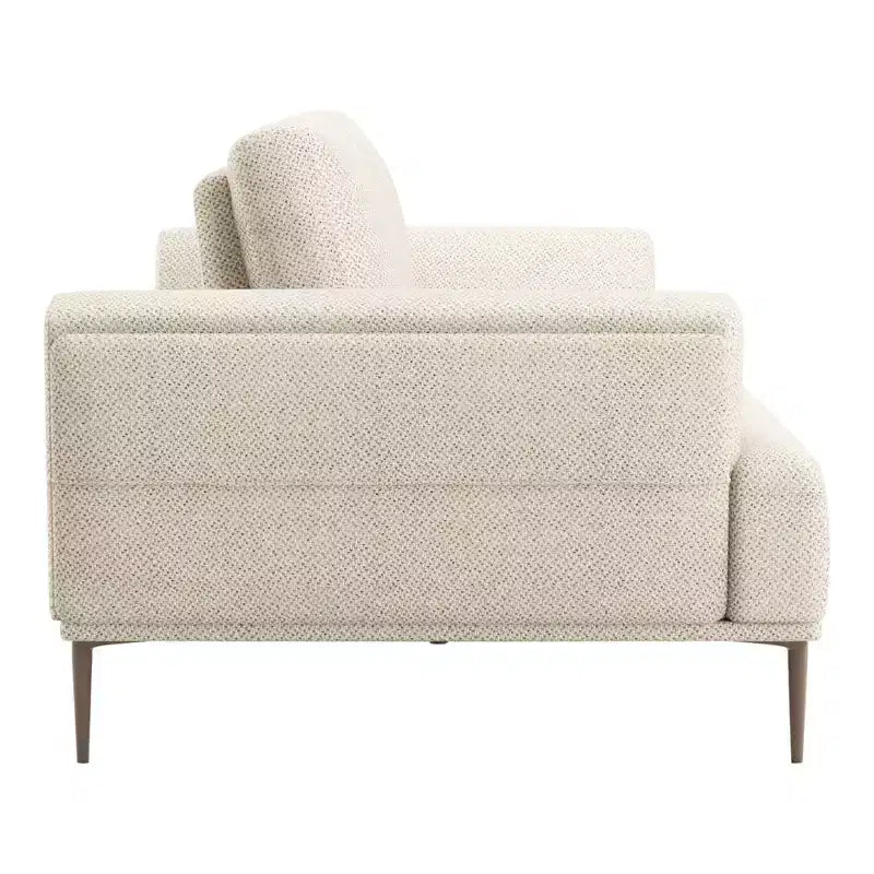 Causeuse en chenille avec coussin d'assise en T et dossier extensible