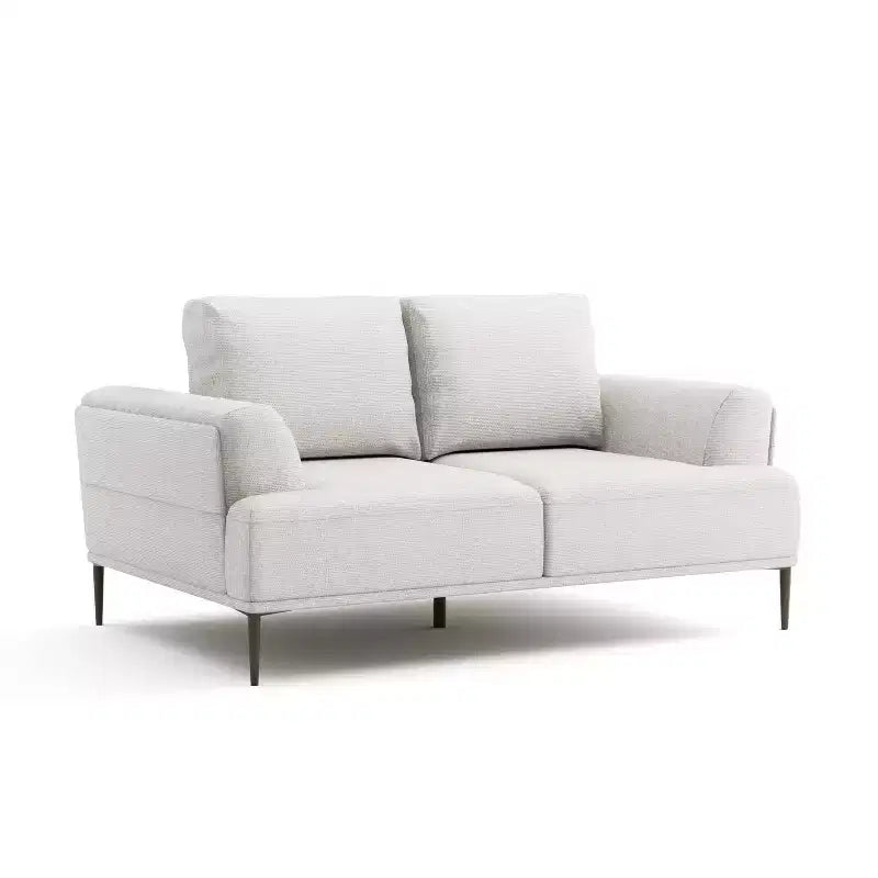 Causeuse en chenille avec coussin d'assise en T et dossier extensible